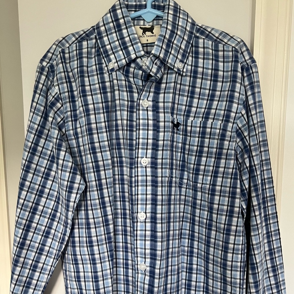 Boys button-down long-sleeve shirt